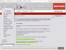 Tablet Screenshot of karoart.pl